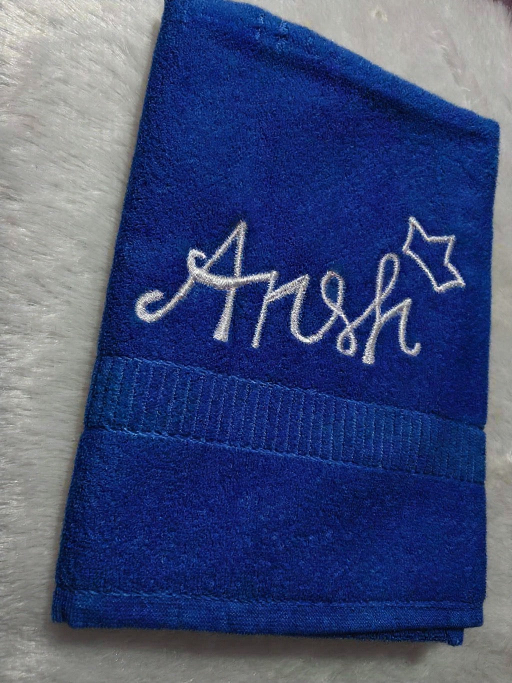 Personalized Embroidered Towel