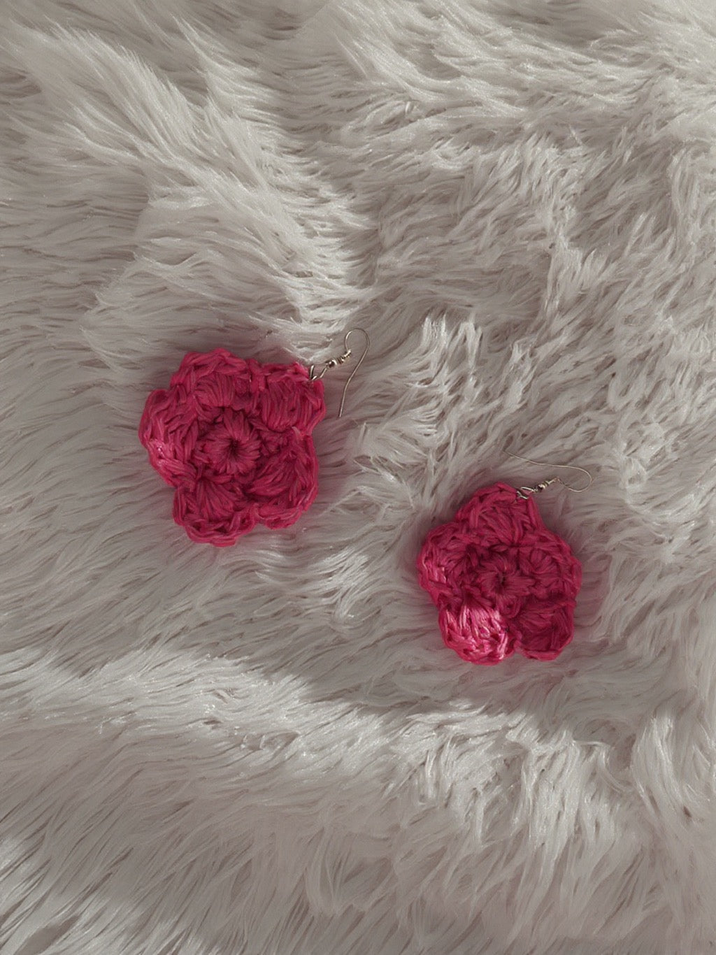 Crochet Floral Earrings