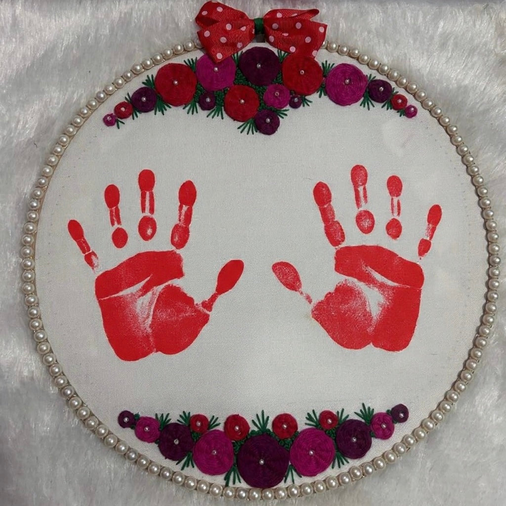 Embroidery Hoop for Hand/Foot prints