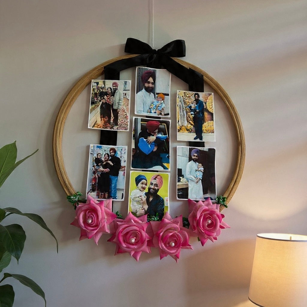 Floral Memories Photo Hoop