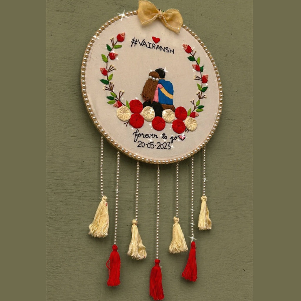 Personalised Wedding Hoop for Couple