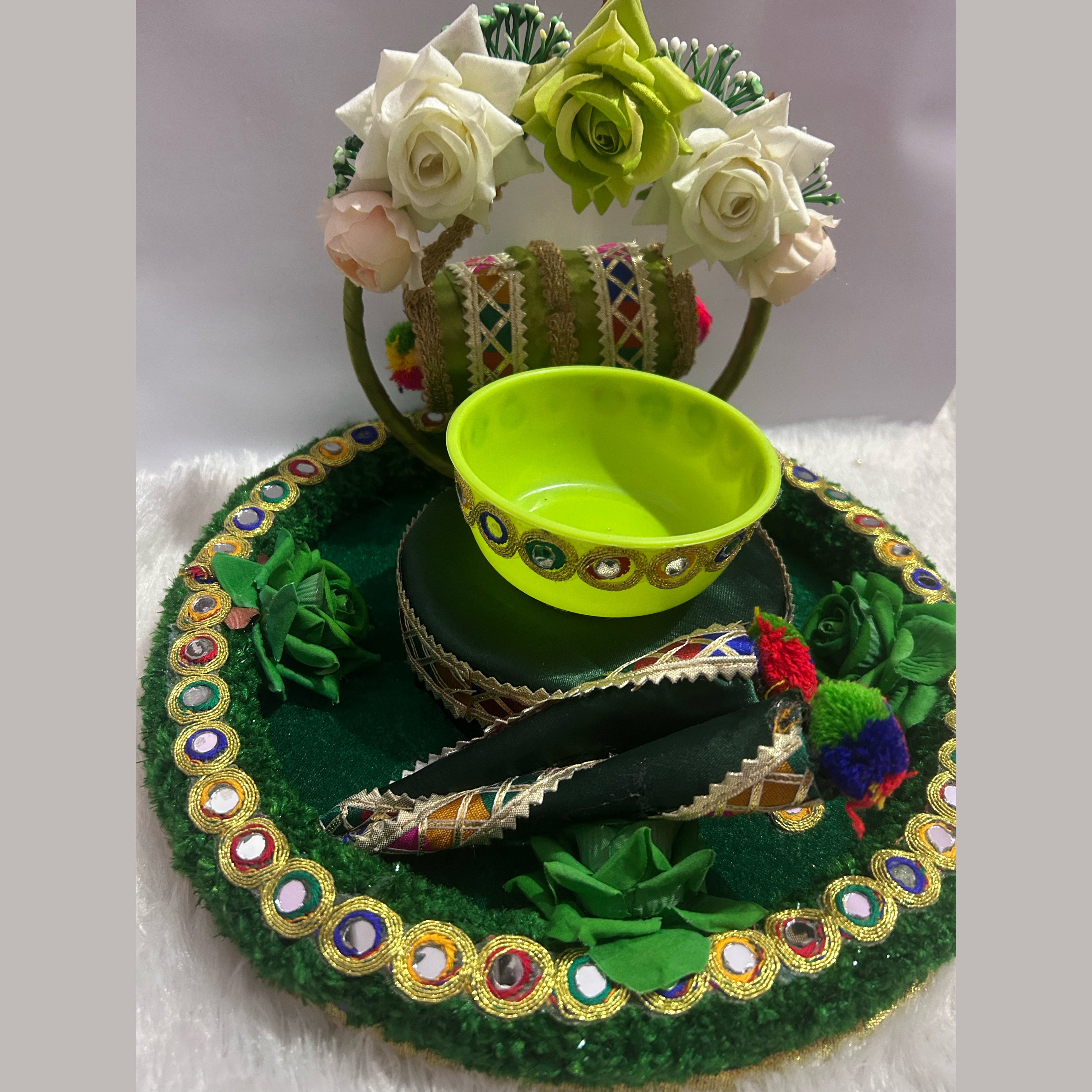 Handcrafted Mehandi Platter