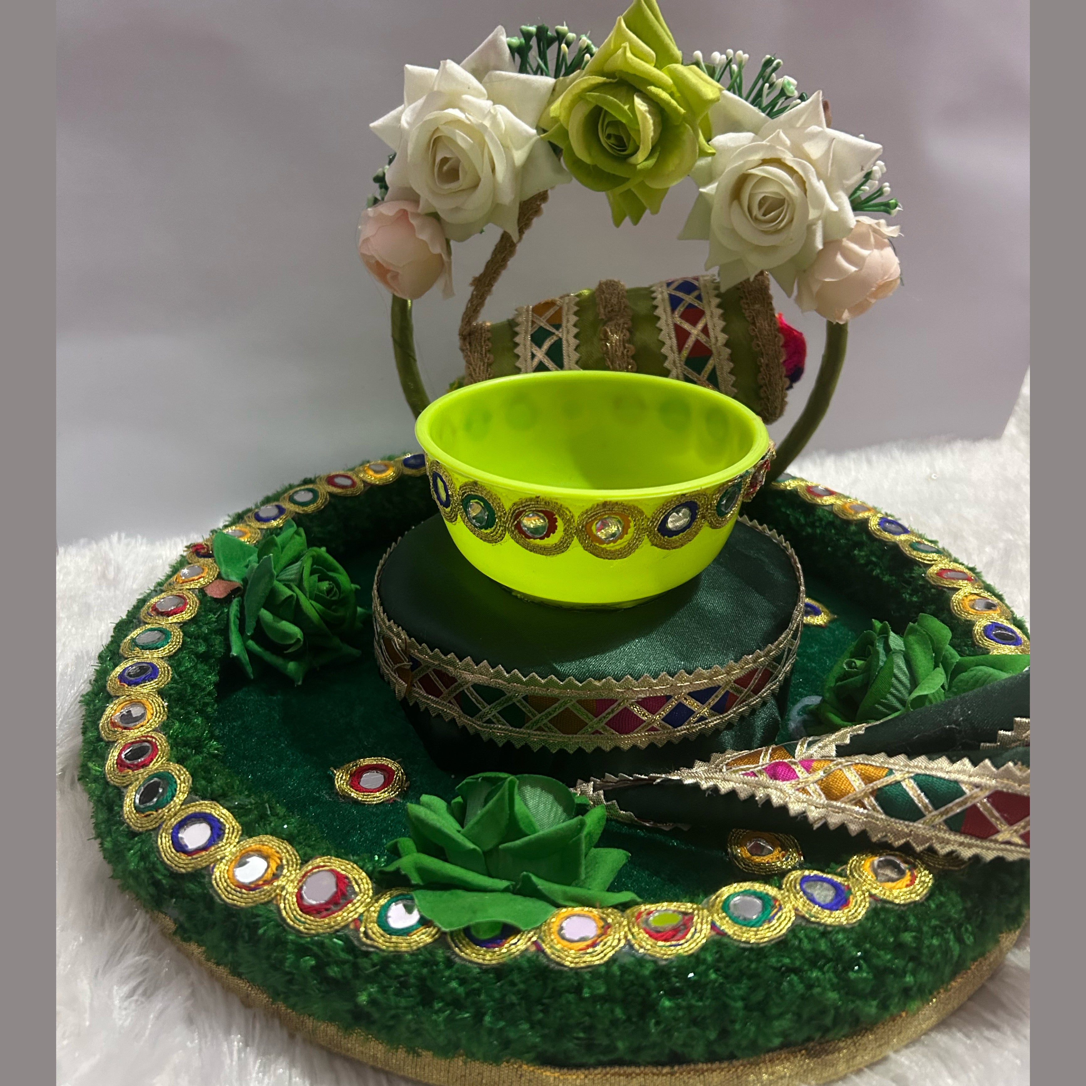 Handcrafted Mehandi Platter
